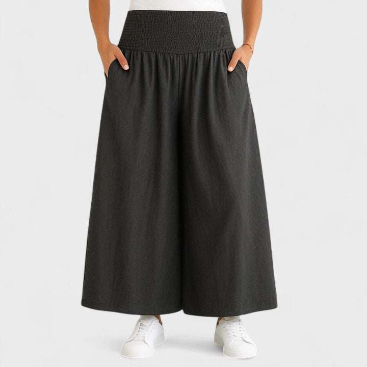 MARTINA | PANTALÓN ANCHO CON CINTURA ELÁSTICA