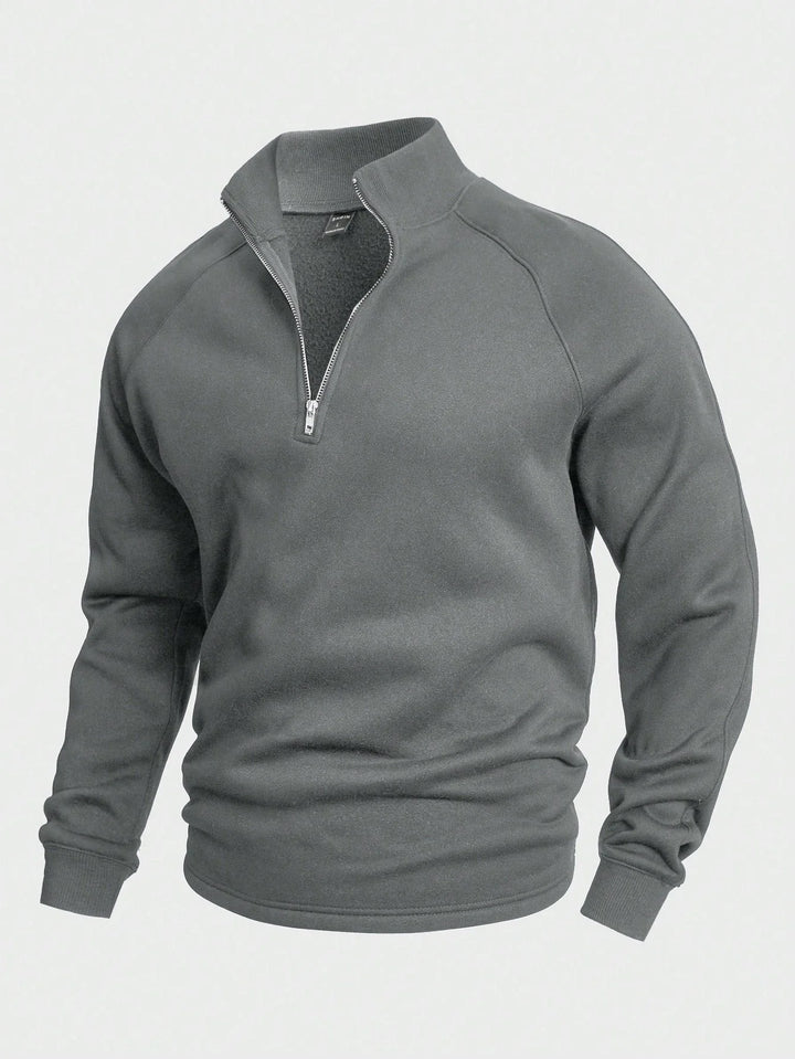 VIELLA BALMORAL HALF-ZIP SWEATER