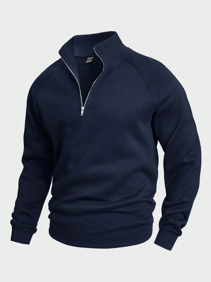 VIELLA BALMORAL HALF-ZIP SWEATER