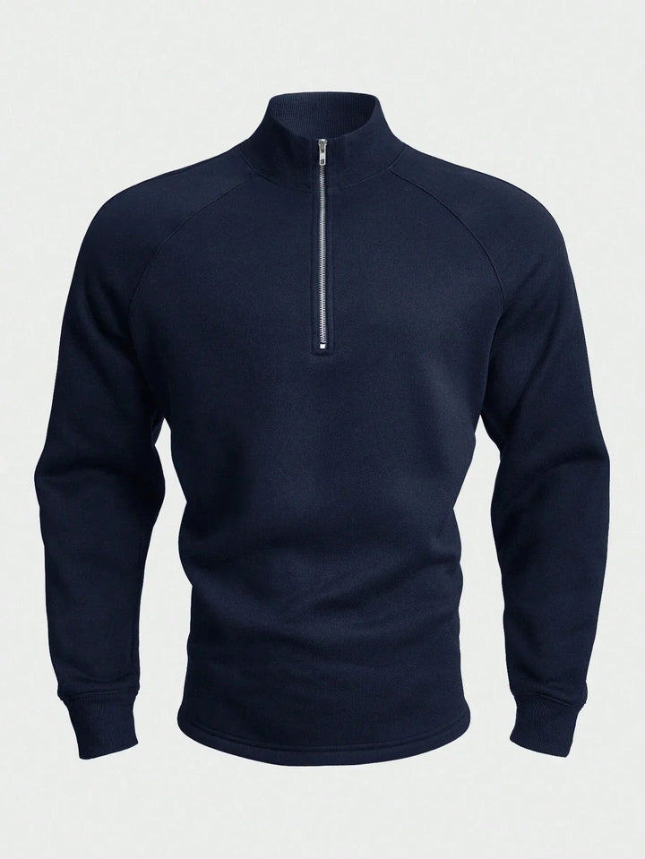 VIELLA BALMORAL HALF-ZIP SWEATER