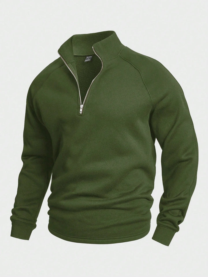 VIELLA BALMORAL HALF-ZIP SWEATER