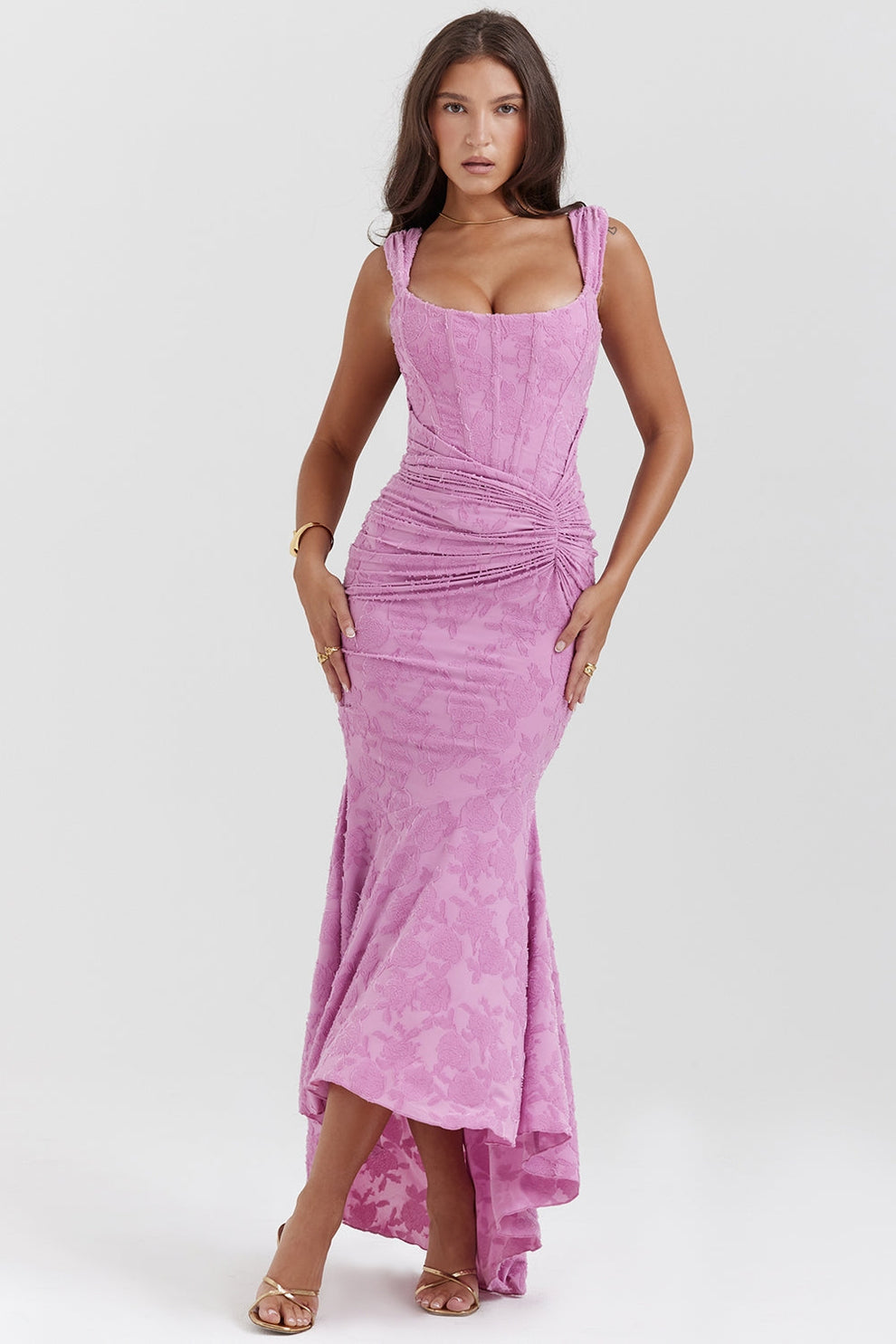 ELVA | VESTIDO MINIMALISTA CON CAÍDA ASIMÉTRICA