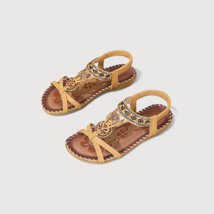 ALMA | SANDALIAS BOHEMIAS PLANAS