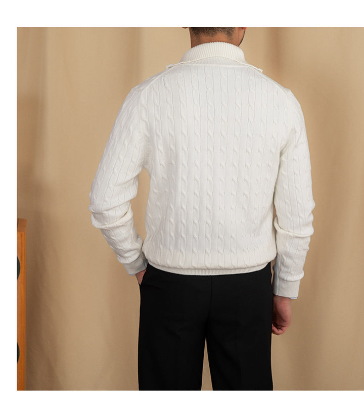VIELLA MAYFAIR HALF-ZIP SWEATER