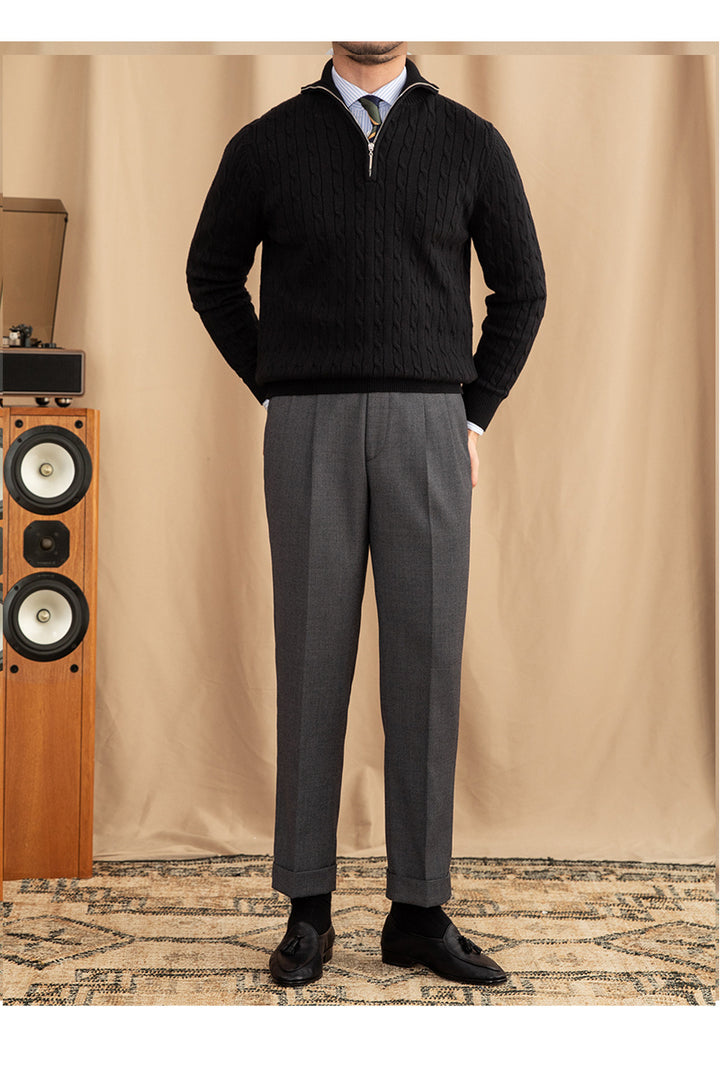 VIELLA MAYFAIR HALF-ZIP SWEATER