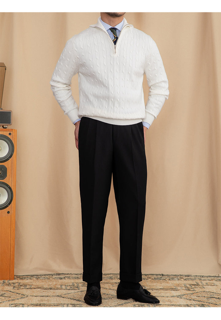 VIELLA MAYFAIR HALF-ZIP SWEATER