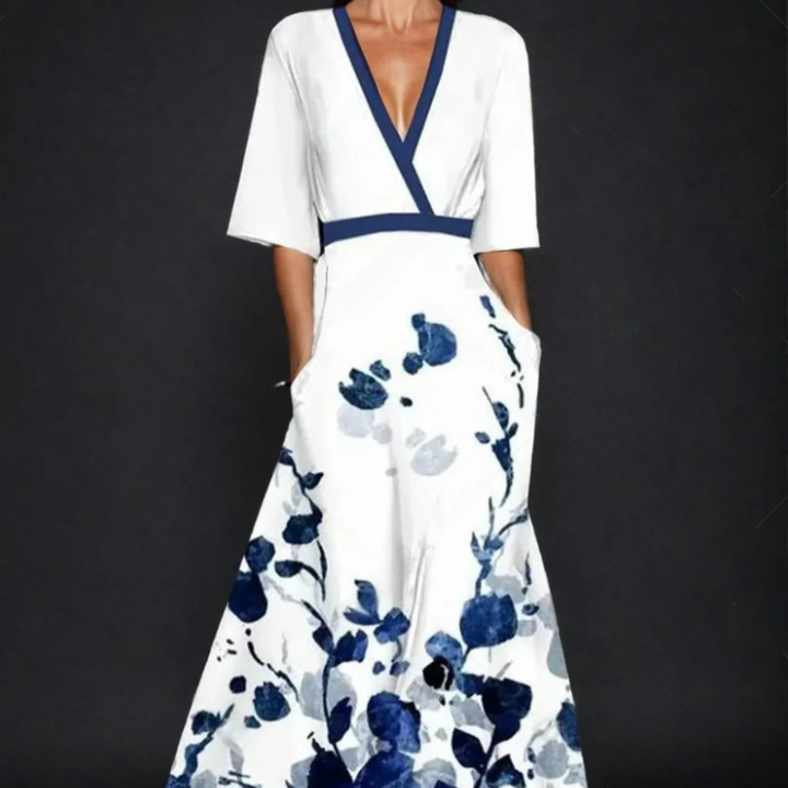 LEONOR | VESTIDO FLORAL ELEGANTE
