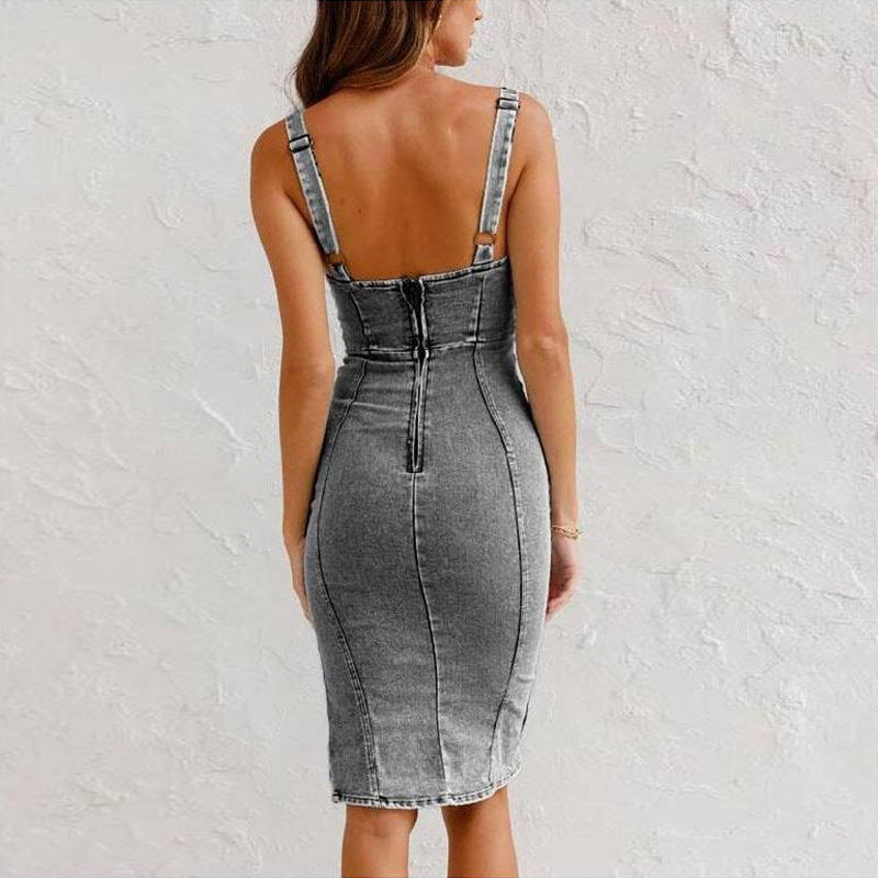 MARINA | VESTIDO DENIM ELEGANTE