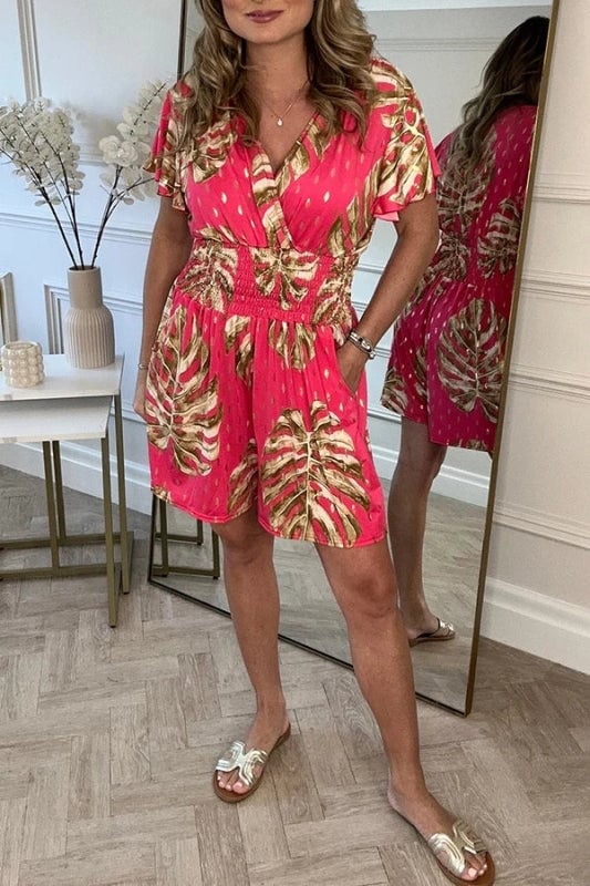Florena – Mono casual con estampado floral