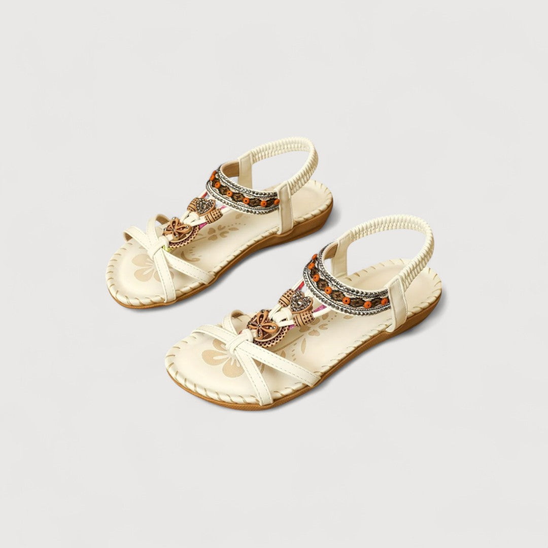 ALMA | SANDALIAS BOHEMIAS PLANAS