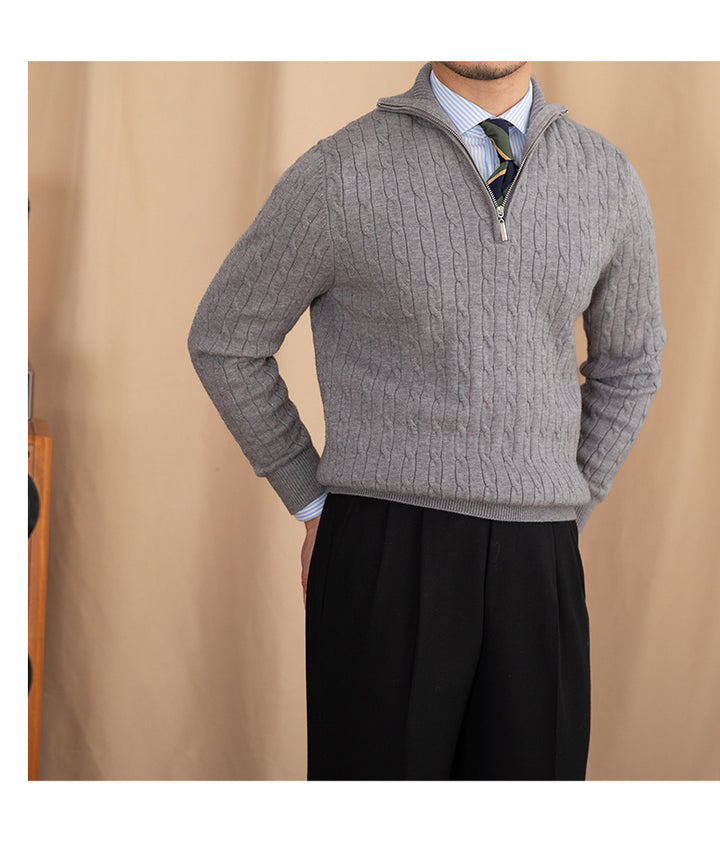 VIELLA MAYFAIR HALF-ZIP SWEATER
