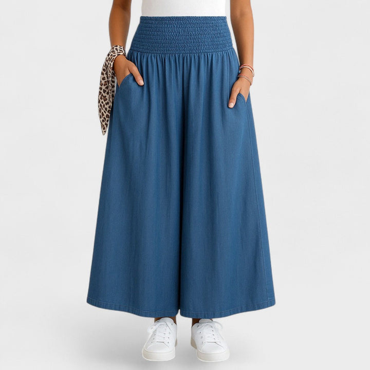 MARTINA | PANTALÓN ANCHO CON CINTURA ELÁSTICA