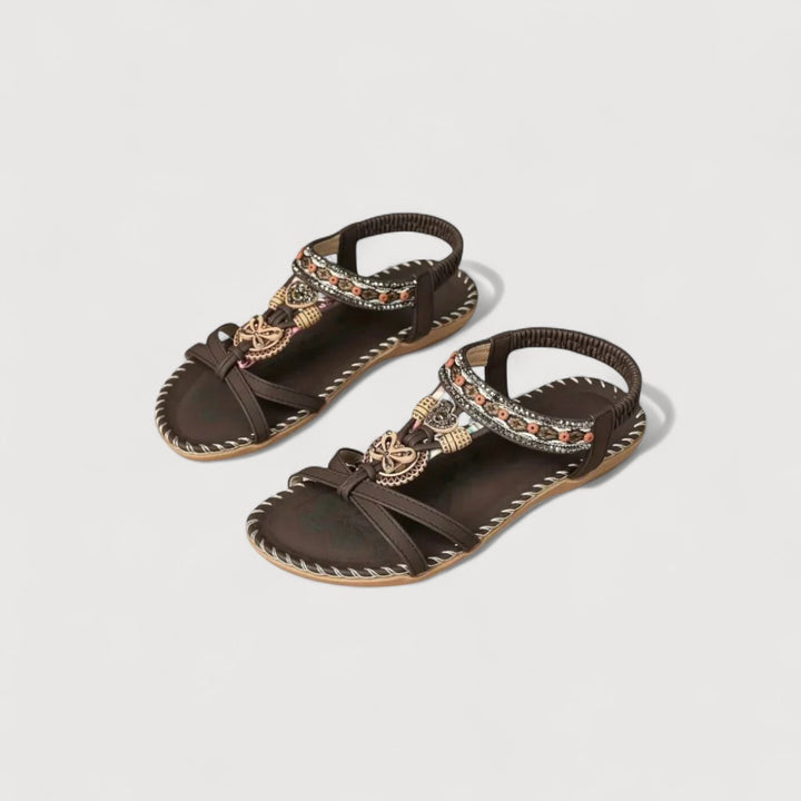 ALMA | SANDALIAS BOHEMIAS PLANAS