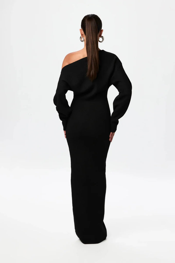 LUCÍA | VESTIDO AJUSTADO CON HOMBROS DESCUBIERTOS