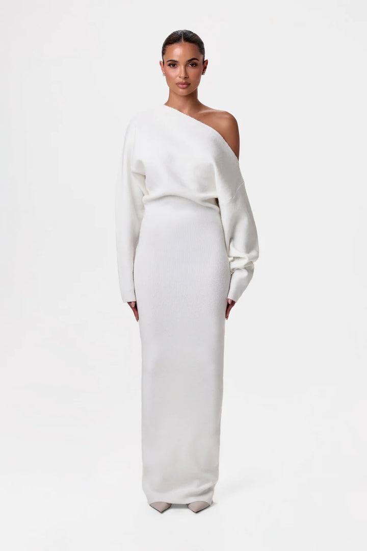 LUCÍA | VESTIDO AJUSTADO CON HOMBROS DESCUBIERTOS