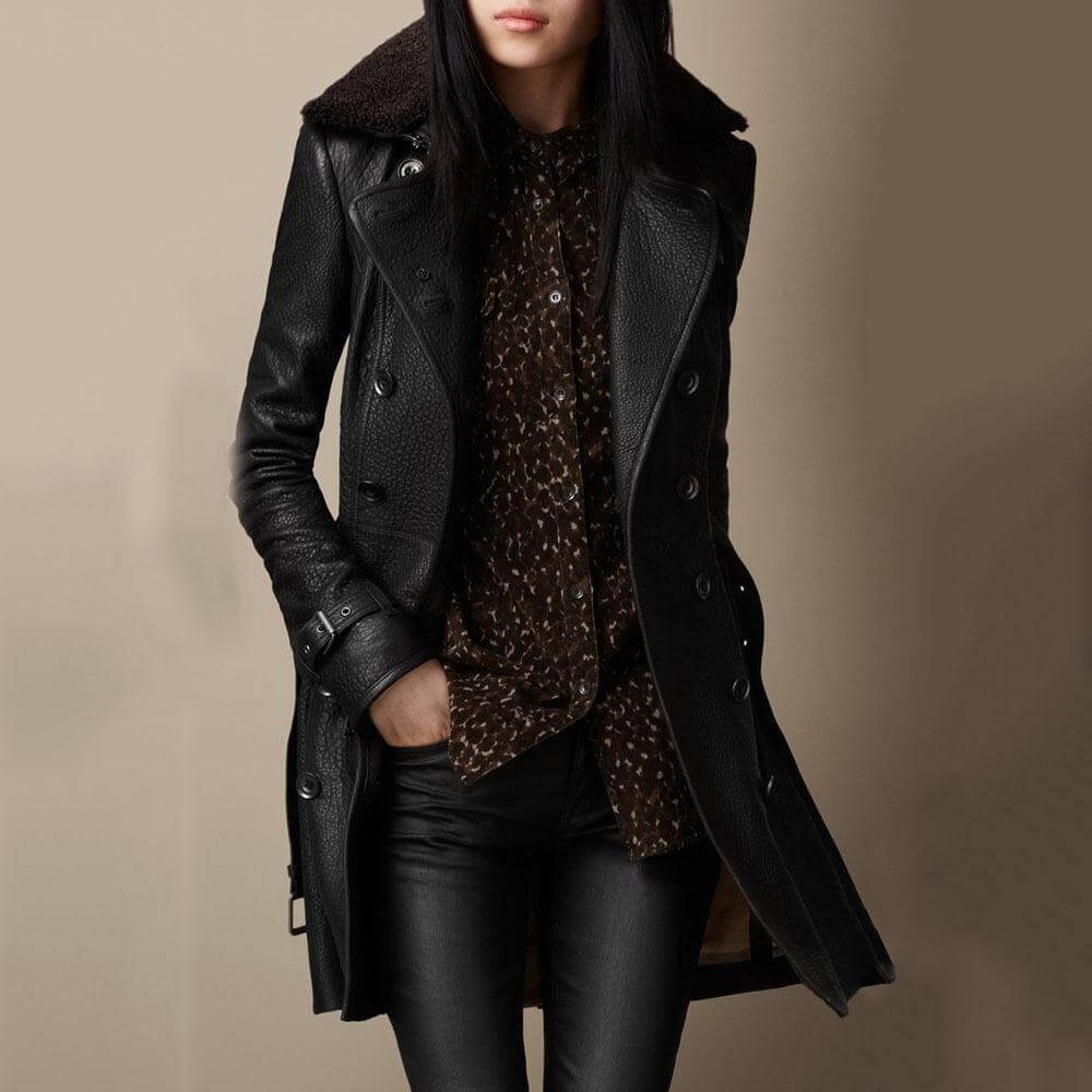 ALETTA | CHAQUETA DE CUERO Y LUJO