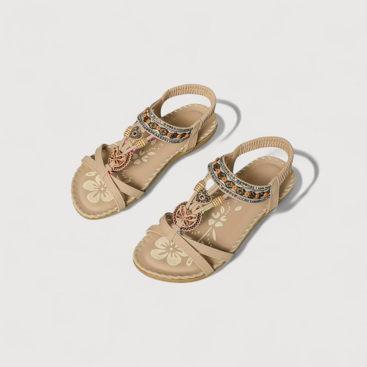 ALMA | SANDALIAS BOHEMIAS PLANAS