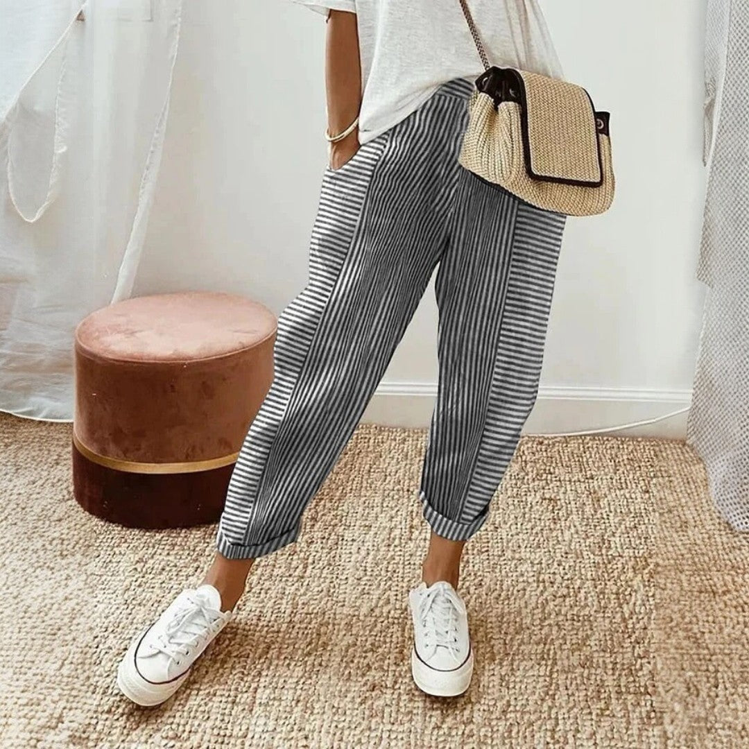 SILVIA | PANTALONES A RAYAS