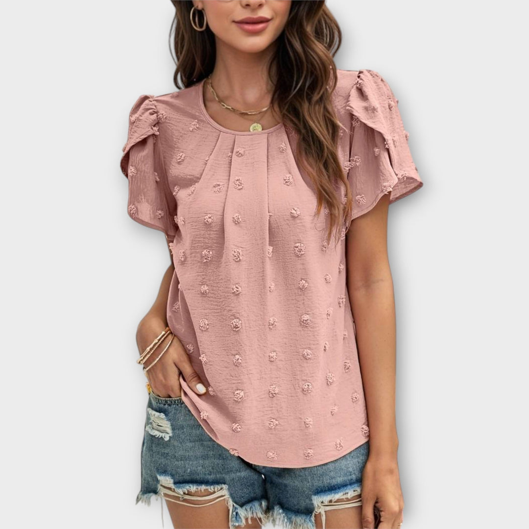 Charlotte | La Blusa Perfecta de Polka Dot