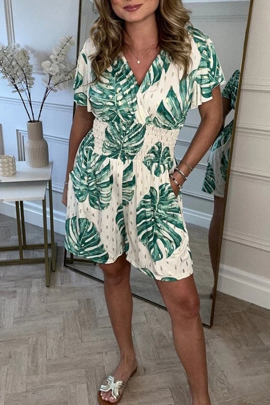 Florena – Mono casual con estampado floral