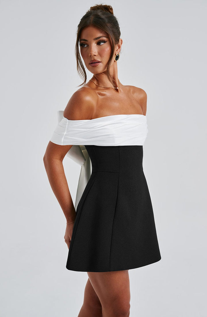 NURIA | MINI VESTIDO CON LAZO